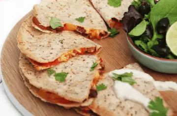 Receta de quesadillas vegetarianas de camote