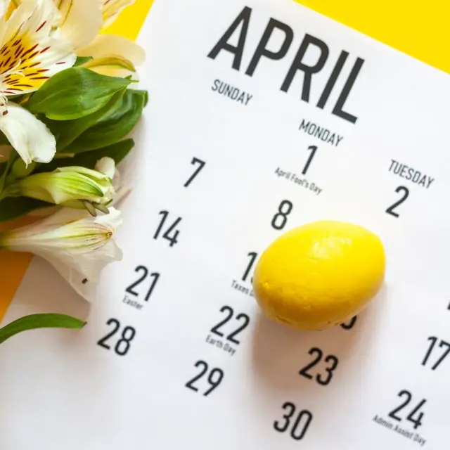 Calendario de Abril 2025 en México